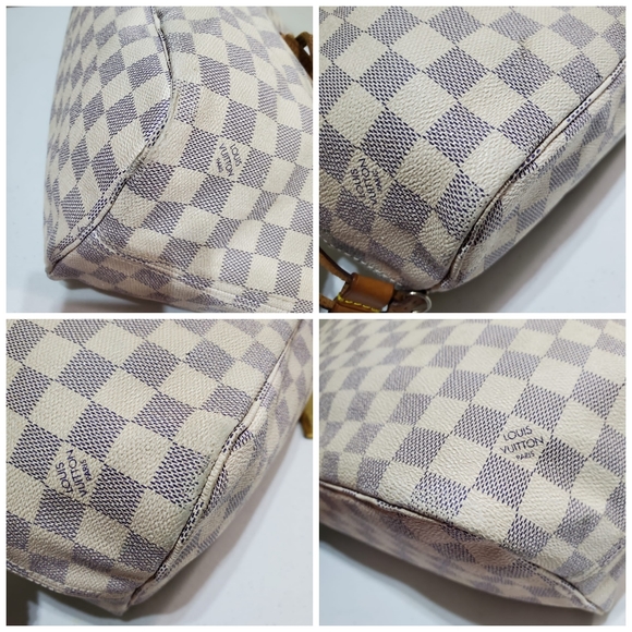 LOUIS VUITTON Damier Azur Neverfull MM Bag - Picture 8 of 13